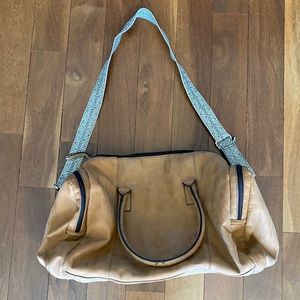 Brown Leather Duffle